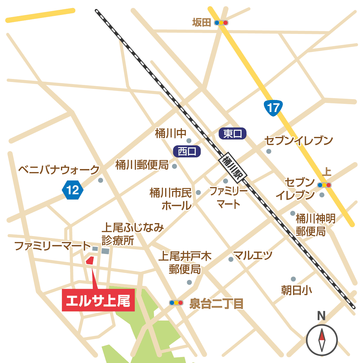 エルサ上尾MAP